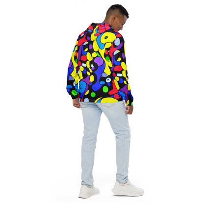 Men's Windbreaker - Miró's Mosaic