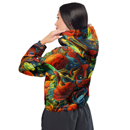 Women's Cropped Windbreaker - Duncanson Dream