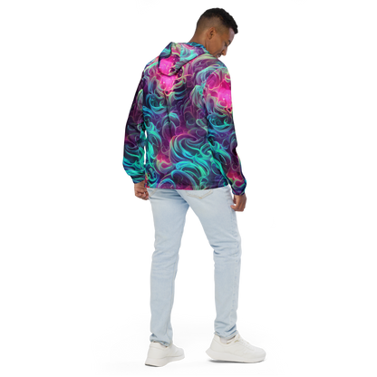 Men's Windbreaker - Galactic Bloom