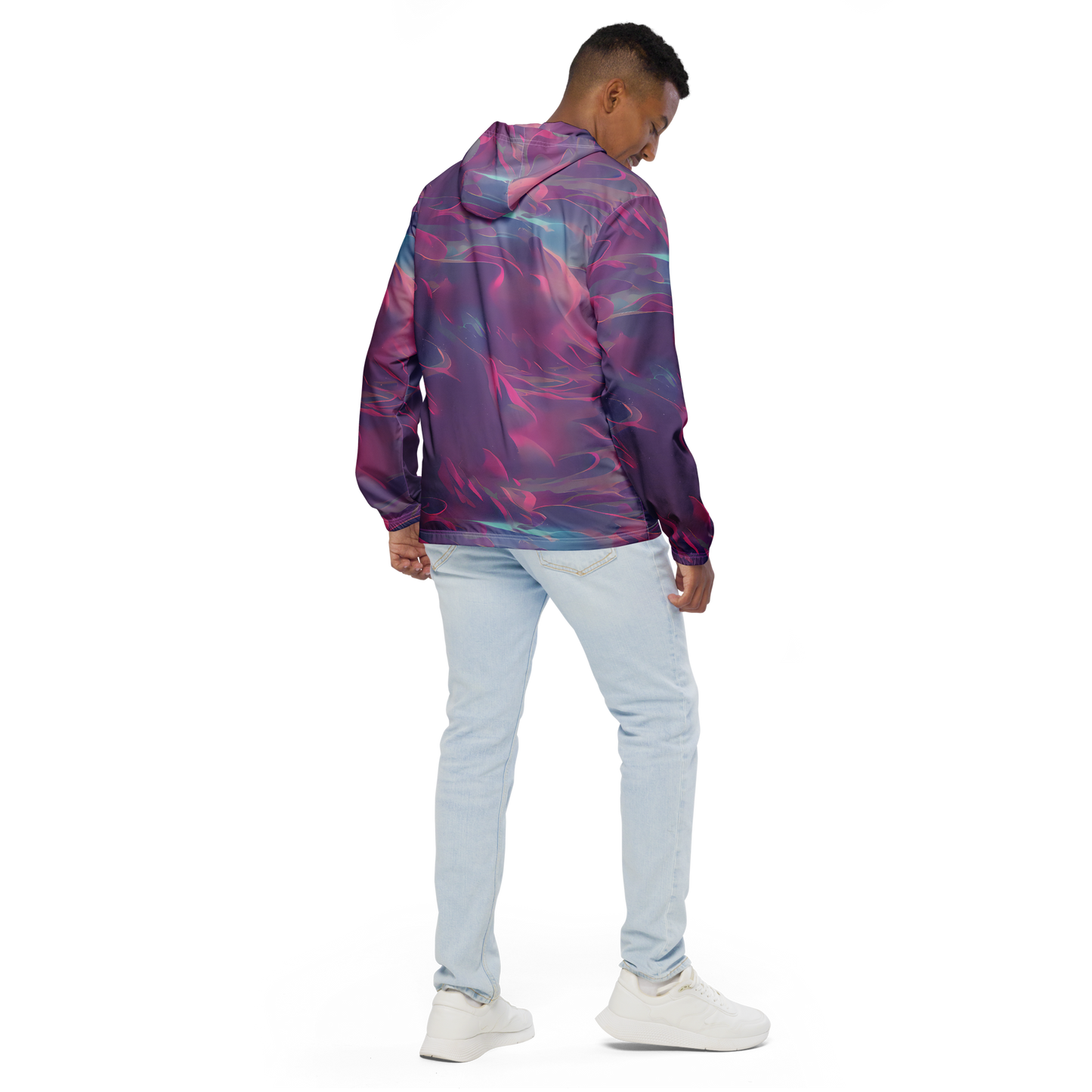 Men's Windbreaker - Dreamscape Swirl