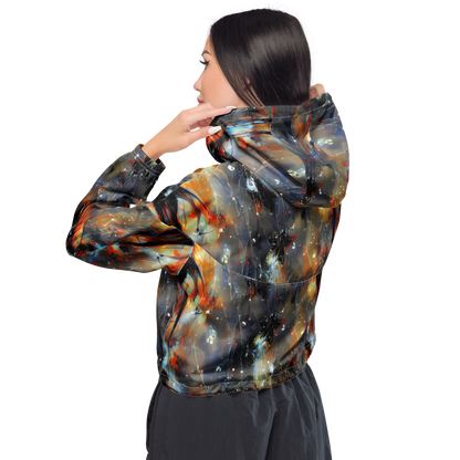 Women's Cropped Windbreaker - Sidereal Threads