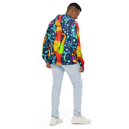 Men's Windbreaker - Cosmic Siblings