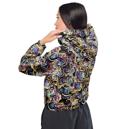 Women's Cropped Windbreaker - Grosz Galaxy