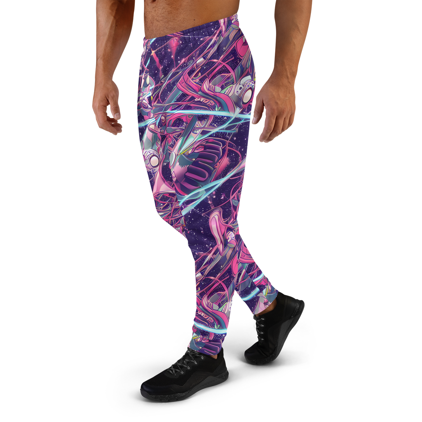 Men’s Joggers - Neo-Tokyo Twirl