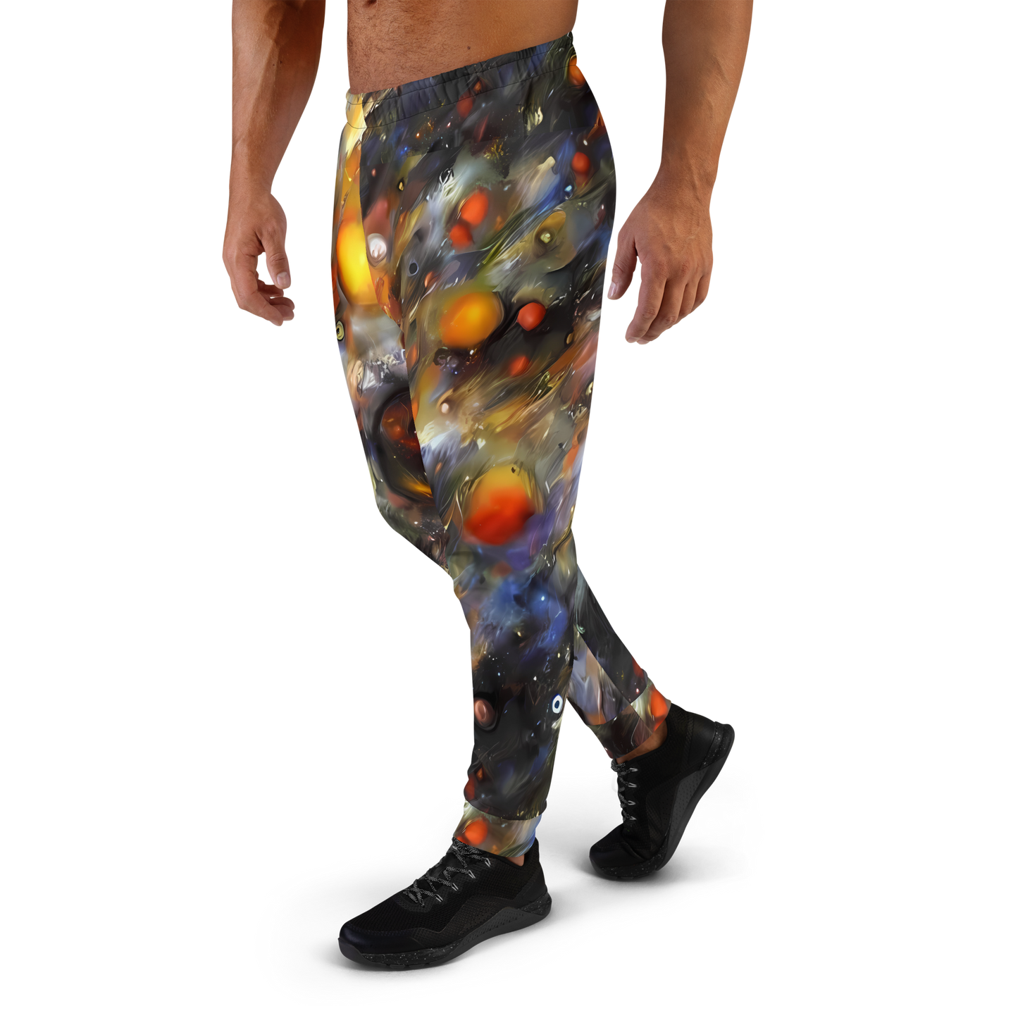 Men’s Joggers - Brushstroke Blaze