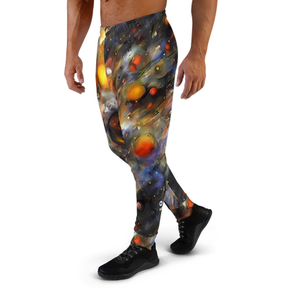 Men’s Joggers - Brushstroke Blaze