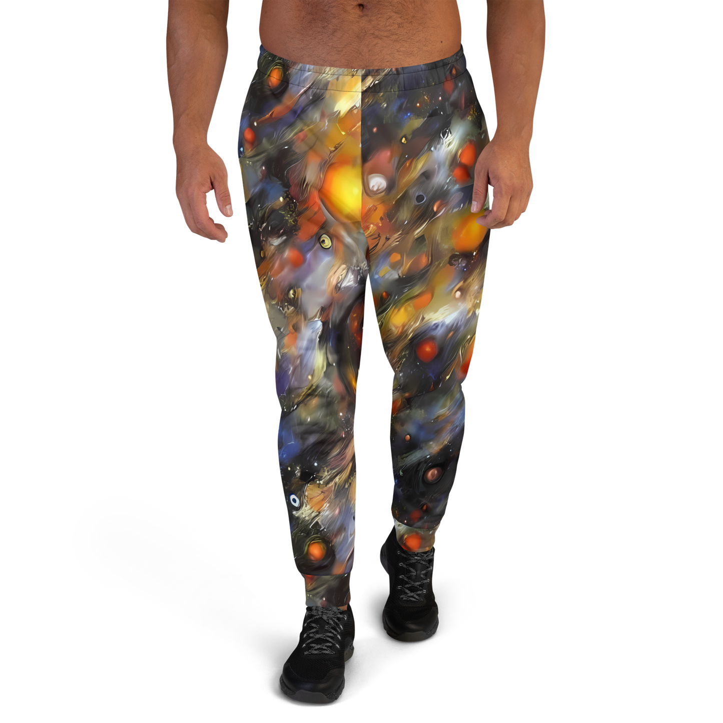 Men’s Joggers - Brushstroke Blaze