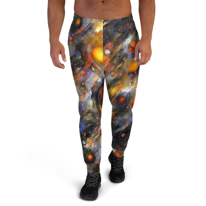 Men’s Joggers - Brushstroke Blaze