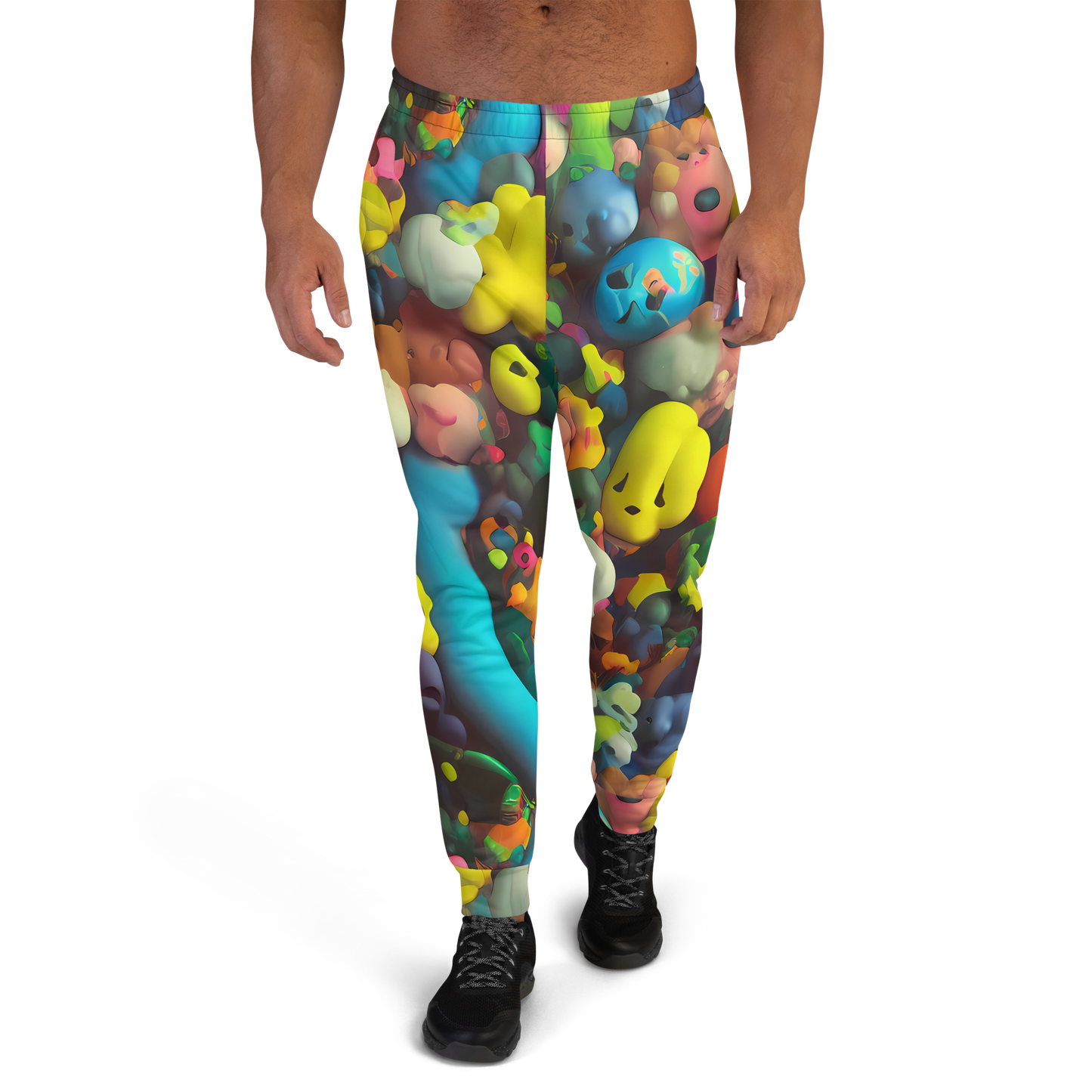 Men’s Joggers - Bubble Pop Art