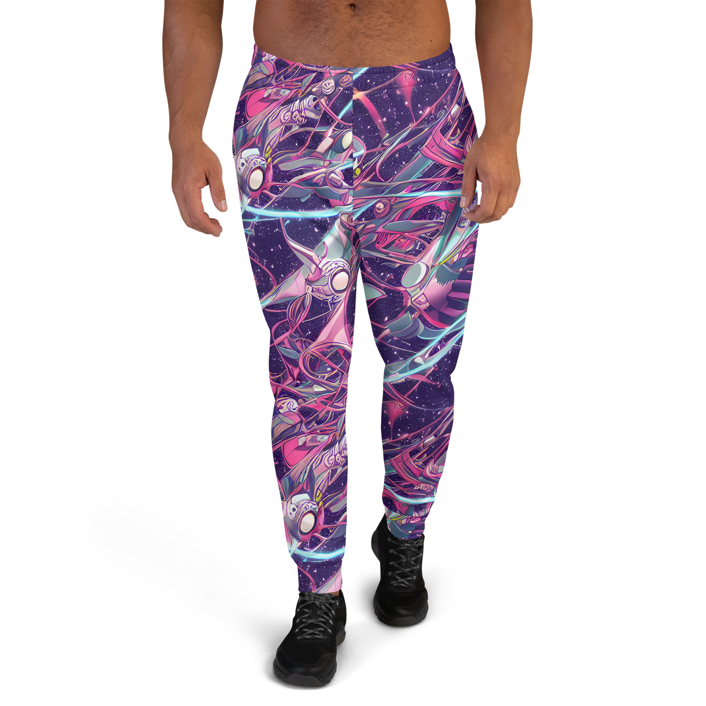 Men’s Joggers - Neo-Tokyo Twirl