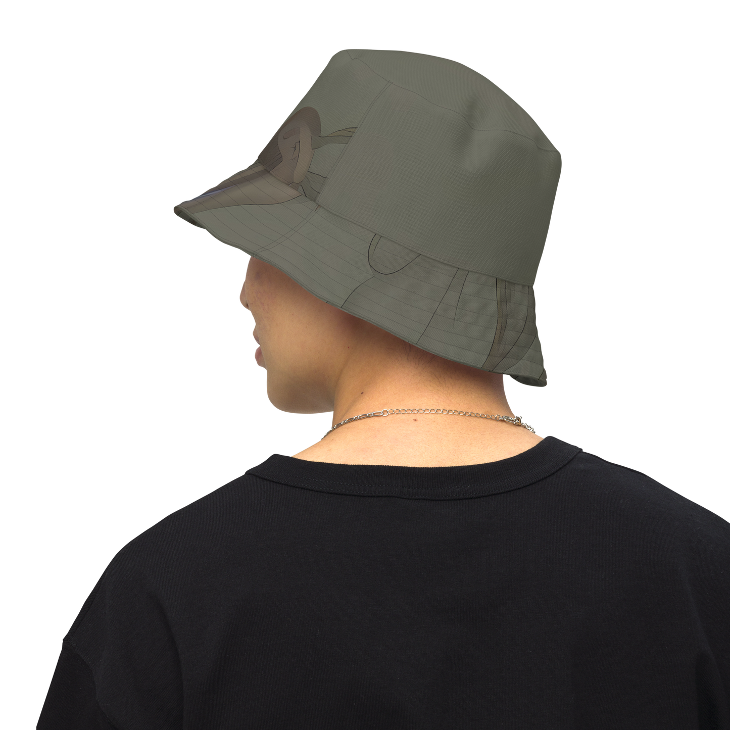 Reversible Bucket Hat - Valsecchi's Veil