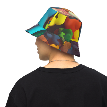 Reversible Bucket Hat - Bubble Pop Art