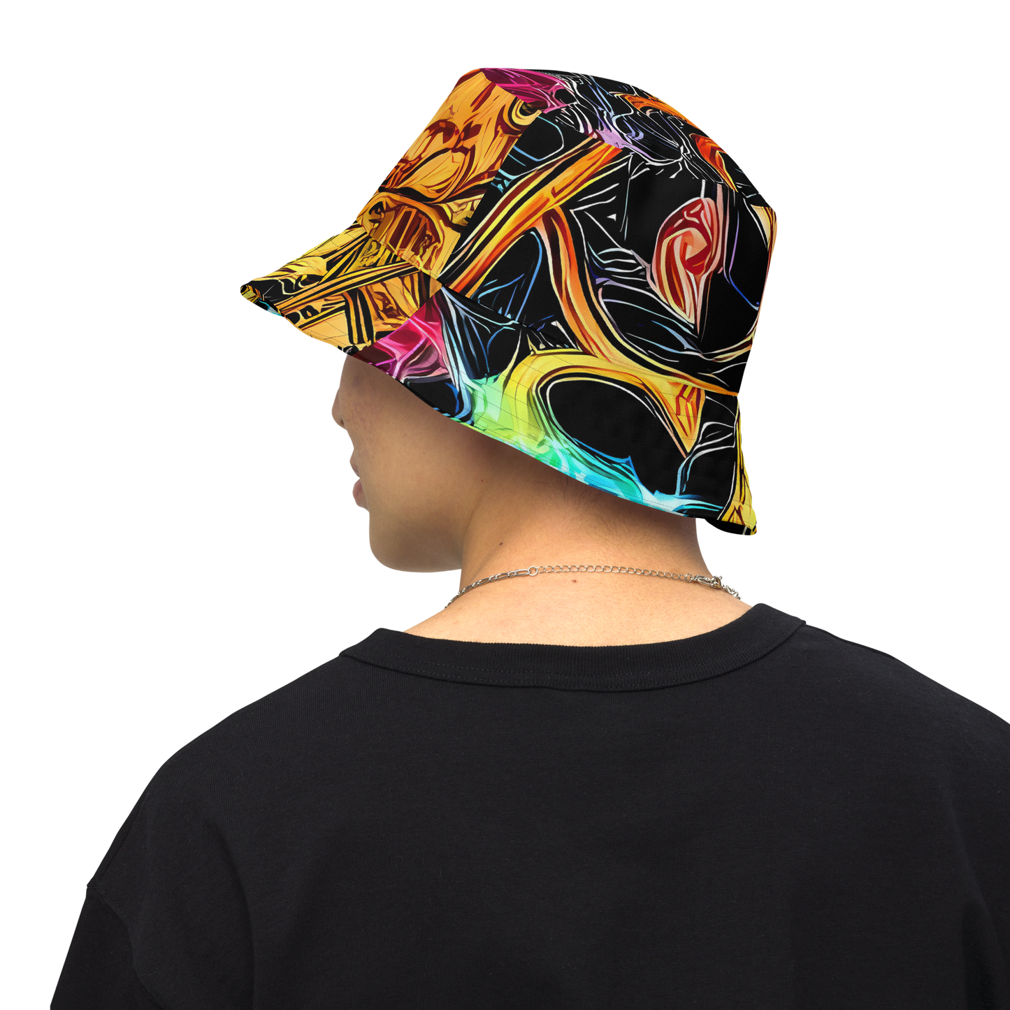 Reversible Bucket Hat - Psychedelic Pulsar
