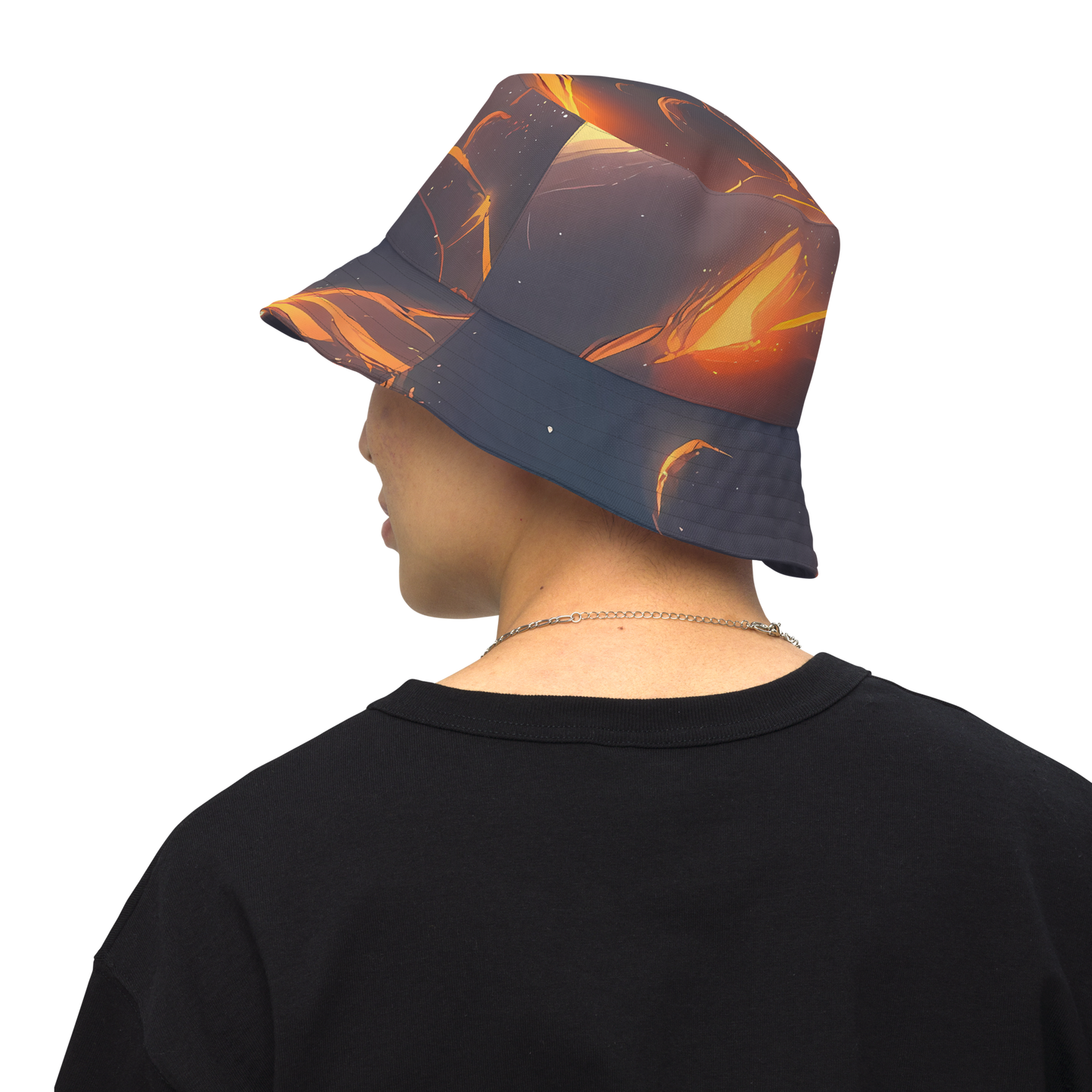 Reversible Bucket Hat - Inferno Spirals