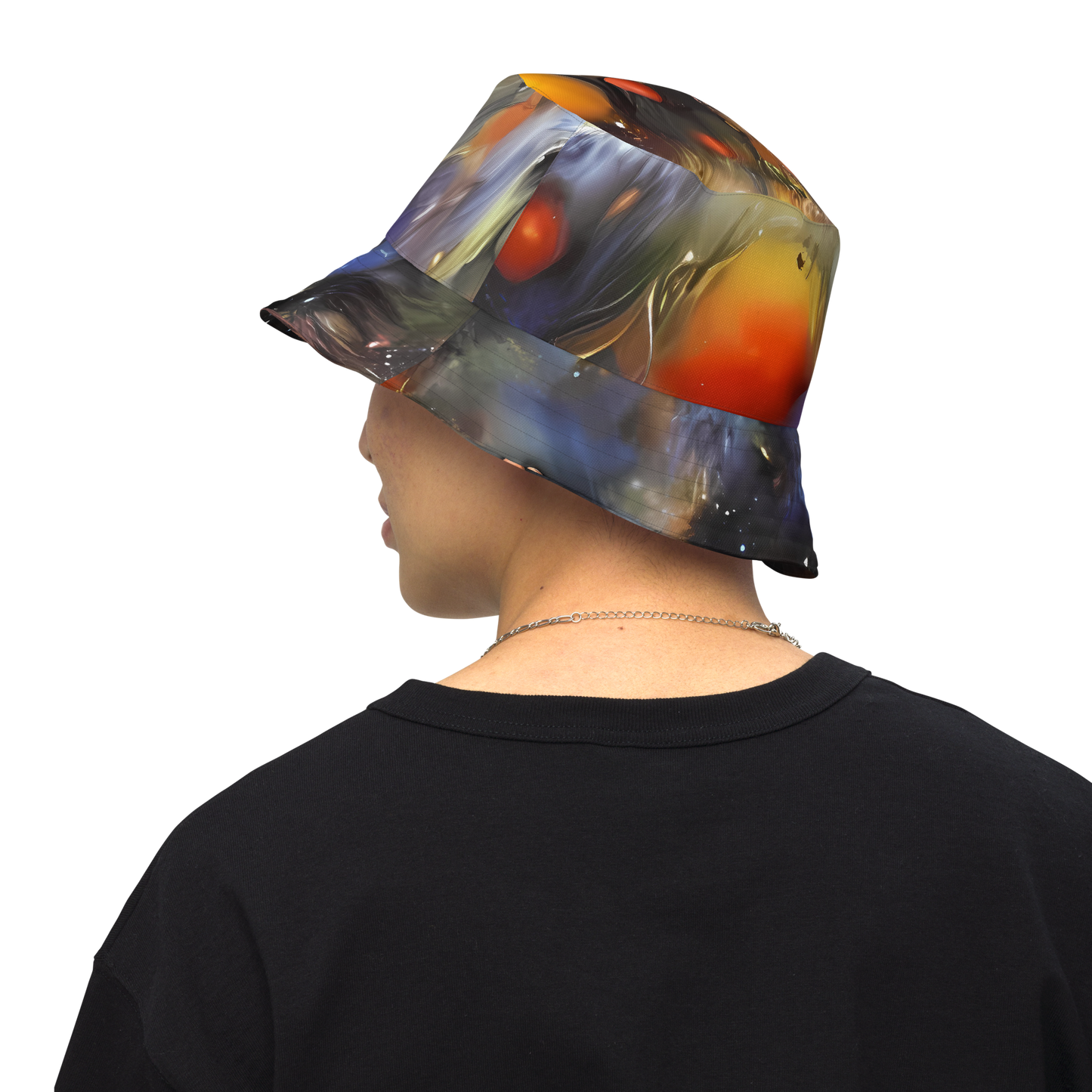 Reversible Bucket Hat - Brushstroke Blaze