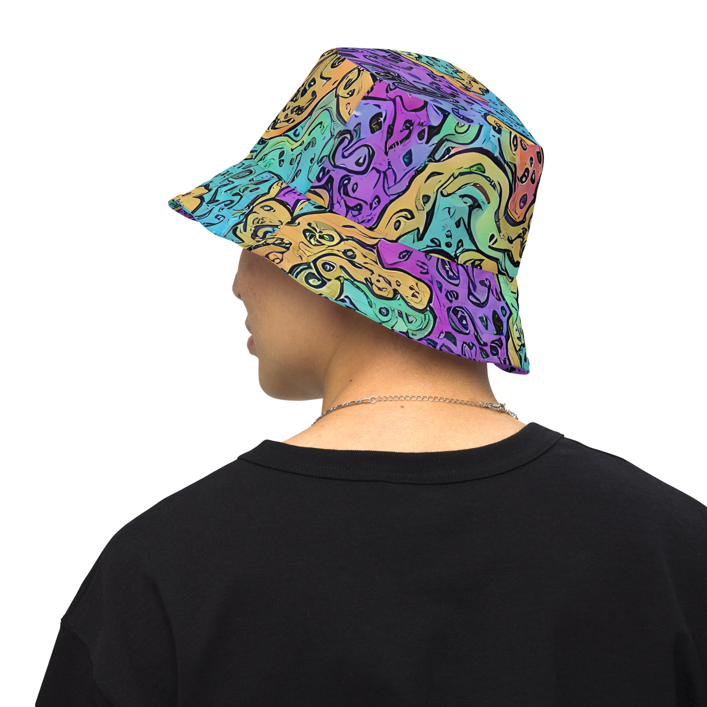 Reversible Bucket Hat - Intergalactic Graffiti