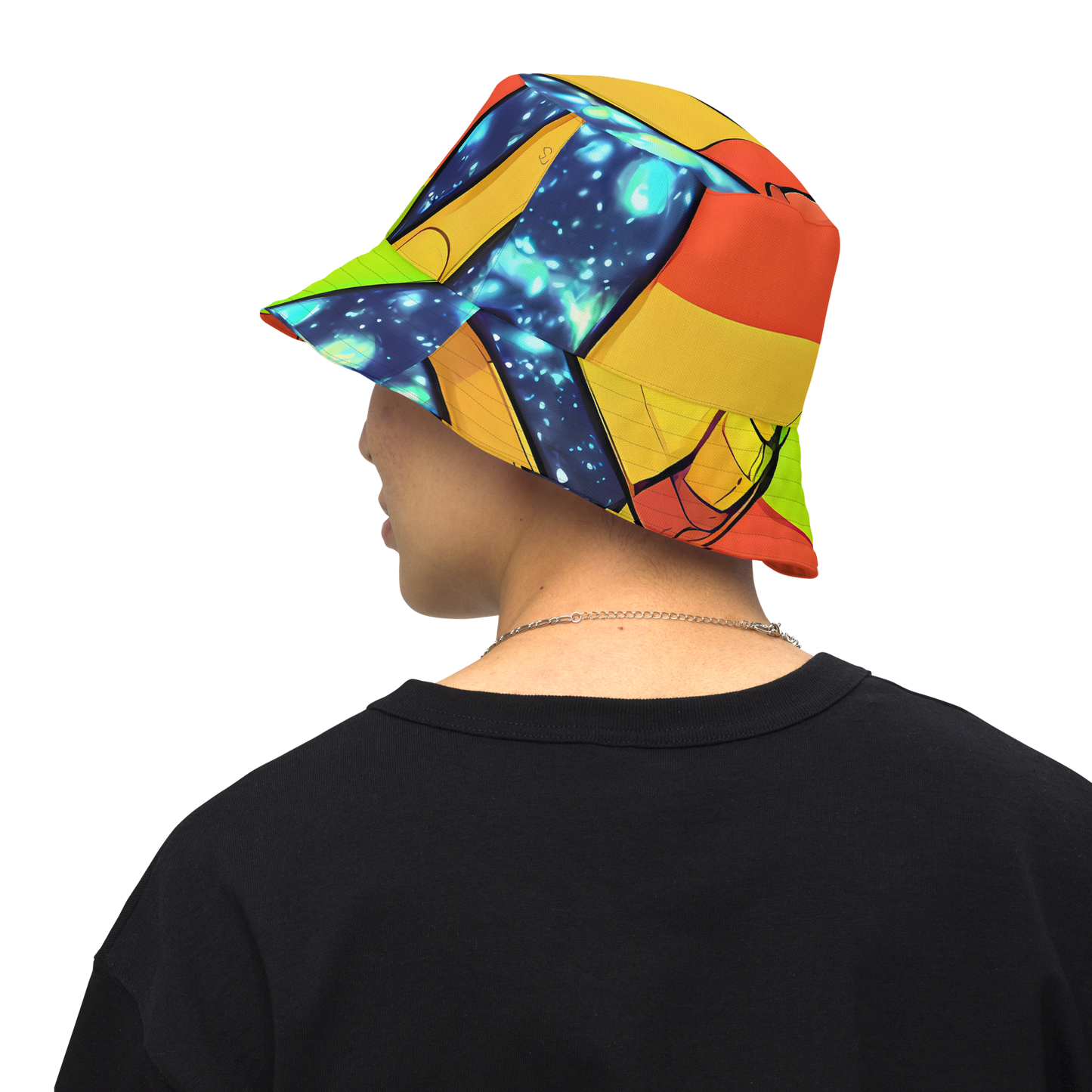 Reversible Bucket Hat - Cosmic Siblings