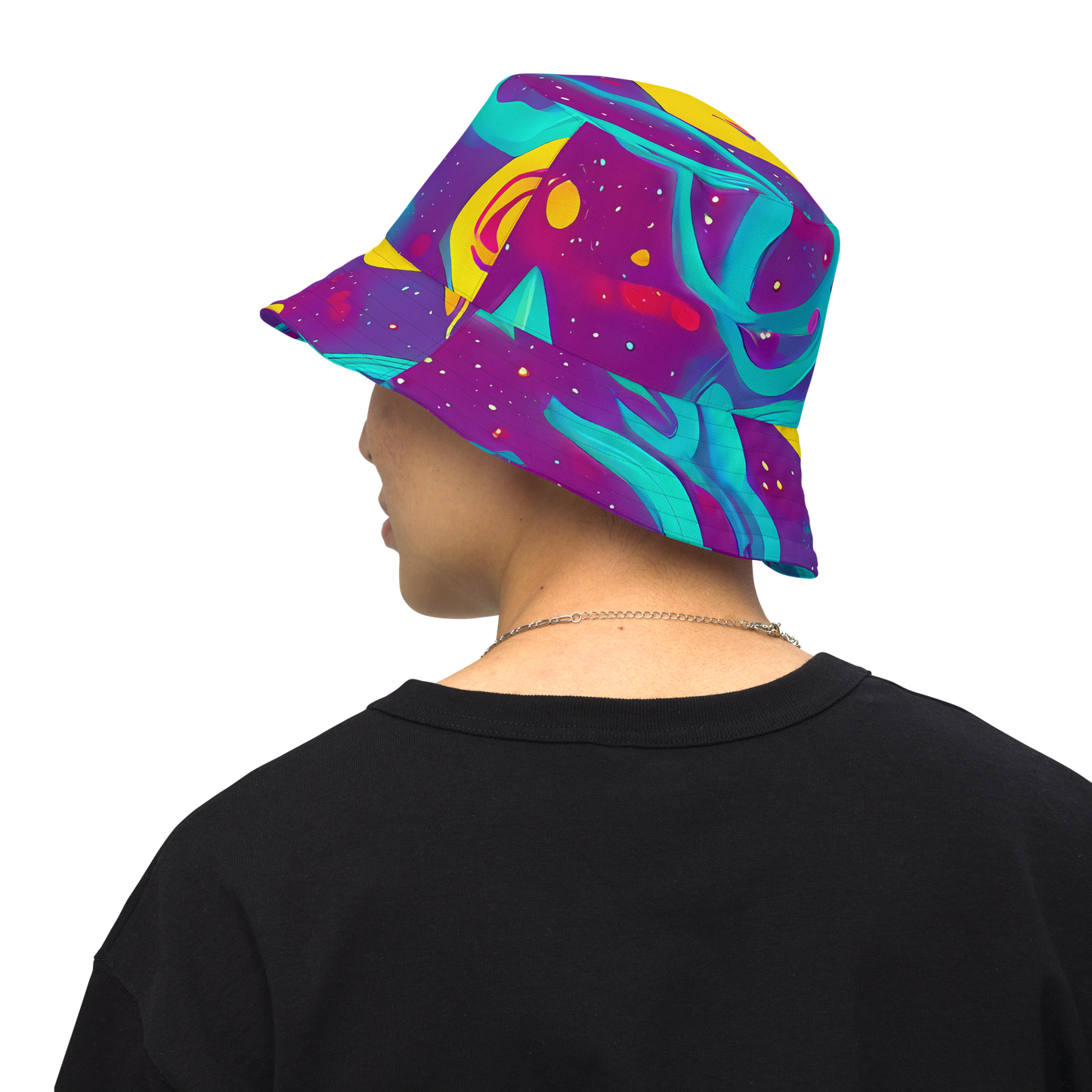 Reversible Bucket Hat - Cosmic Current