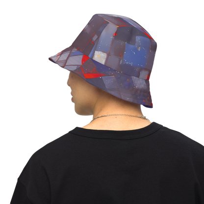 Reversible Bucket Hat - Cubist Rhythm