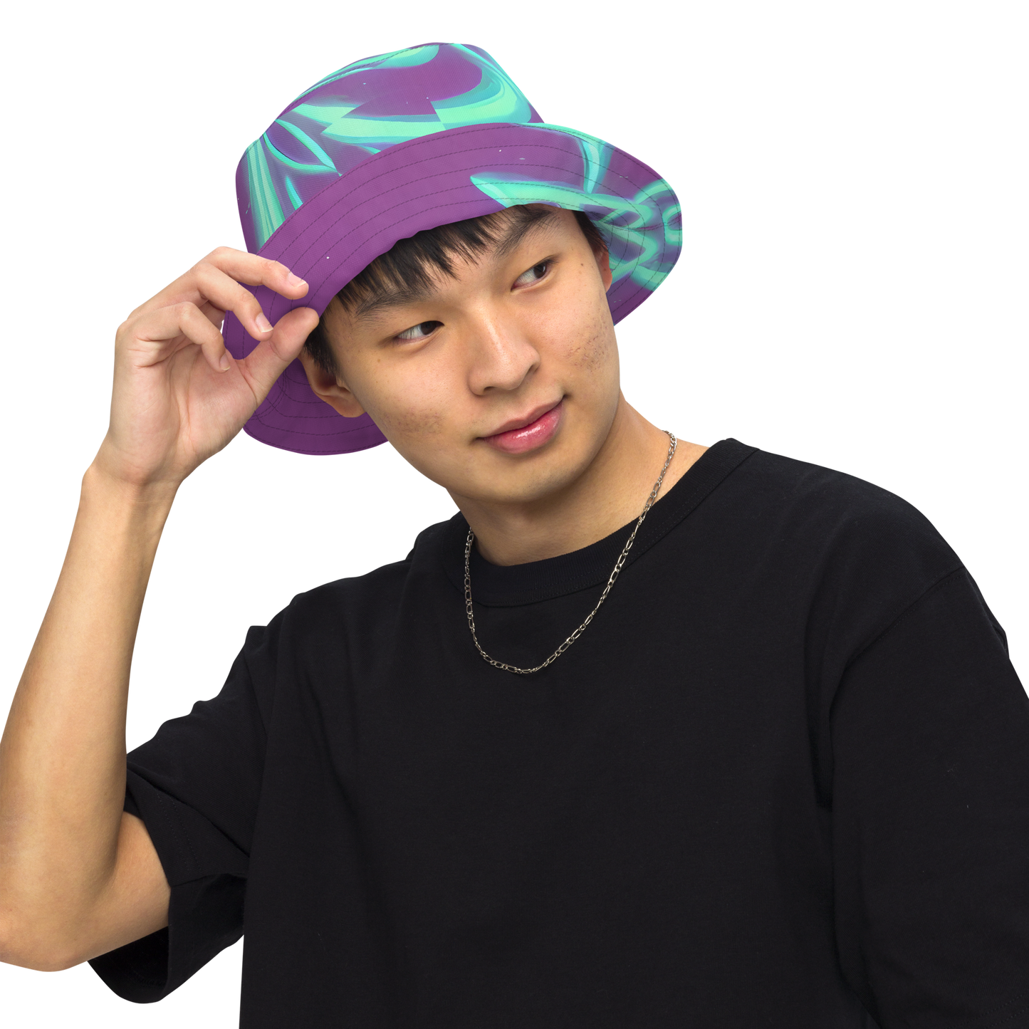 Reversible Bucket Hat - Neon Drift