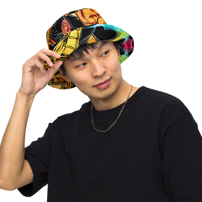 Reversible Bucket Hat - Psychedelic Pulsar