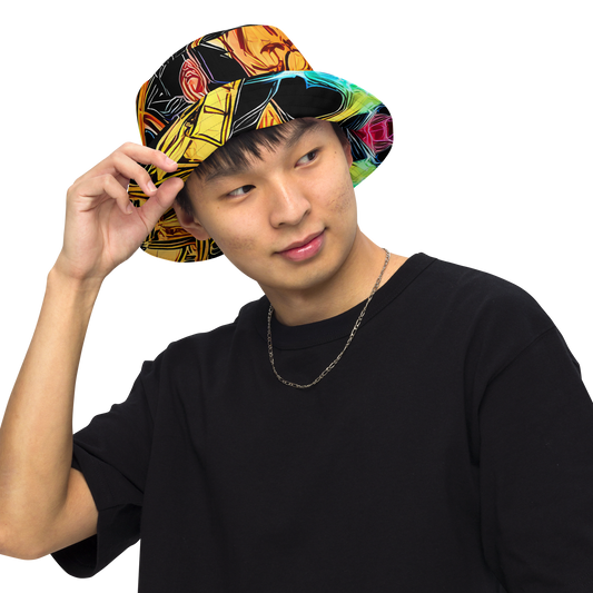 Reversible Bucket Hat - Psychedelic Pulsar