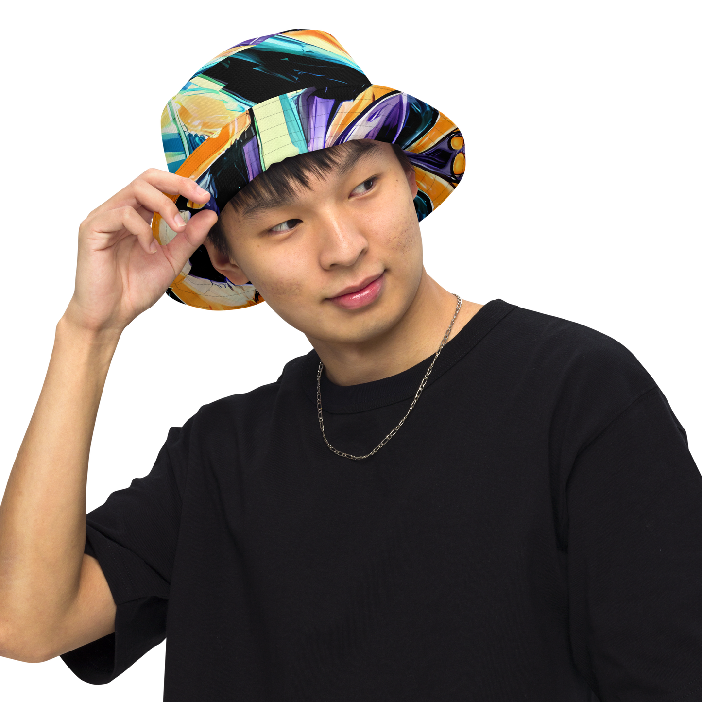 Reversible Bucket Hat - Dorothy's Whirl