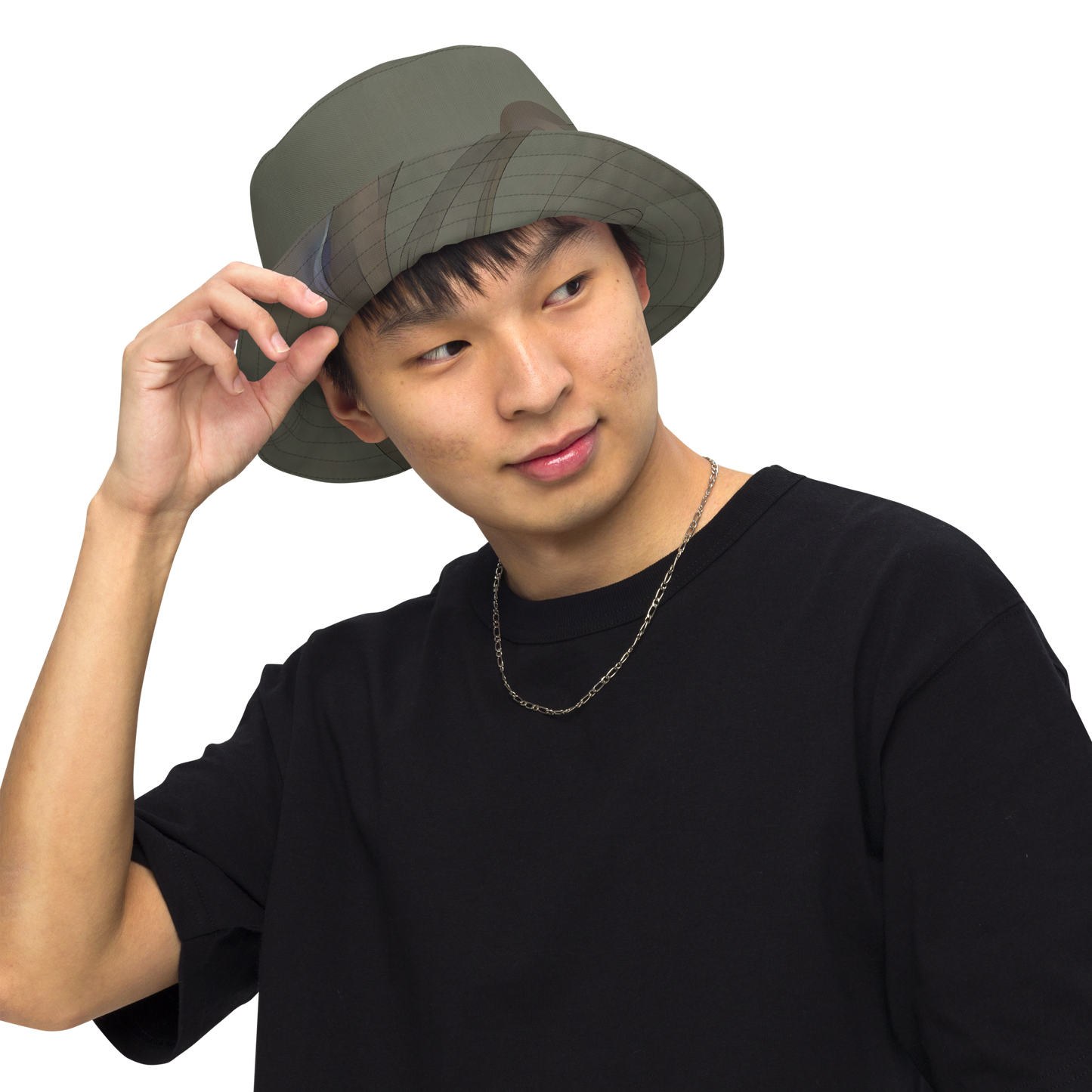 Reversible Bucket Hat - Valsecchi's Veil