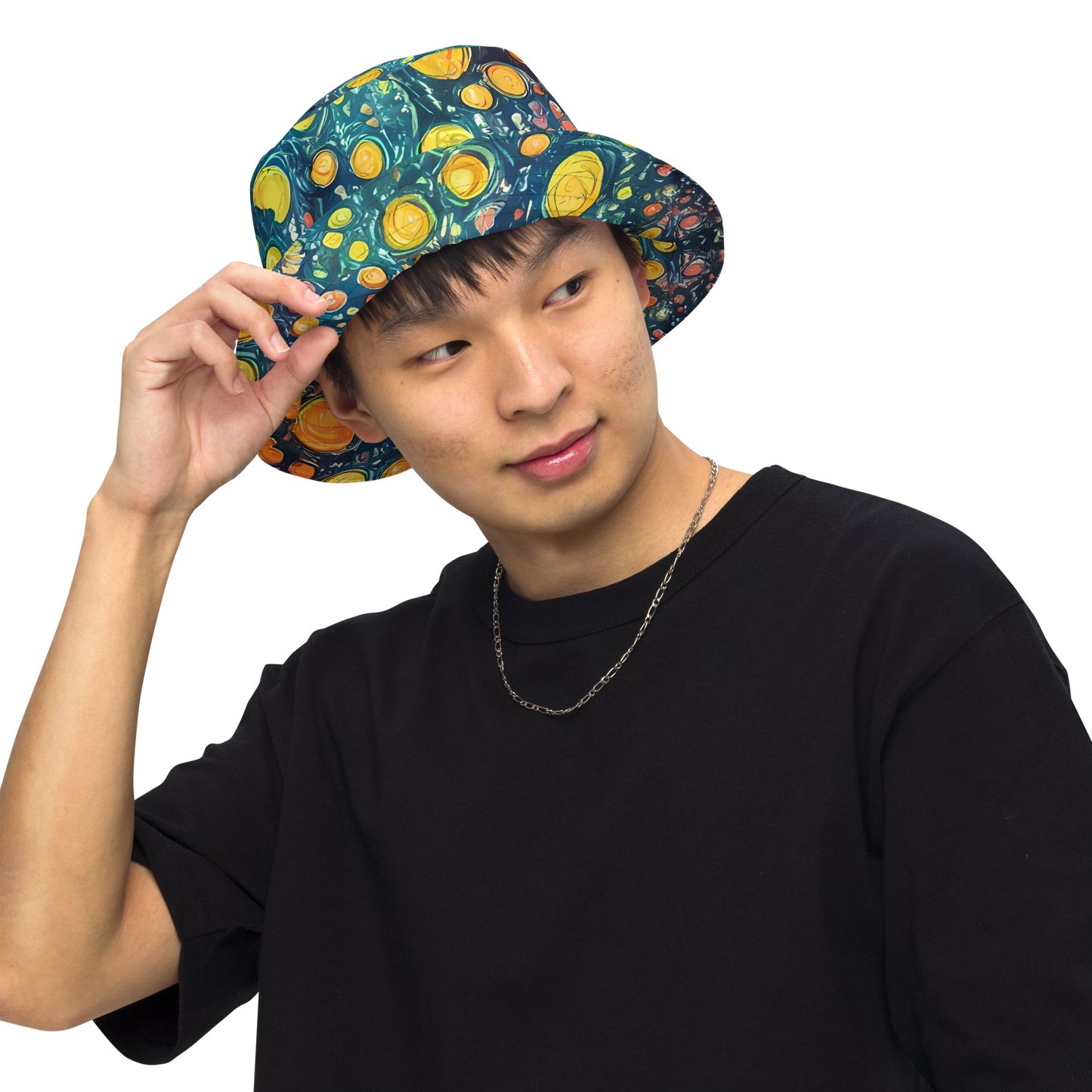 Reversible Bucket Hat - Starry Orbits