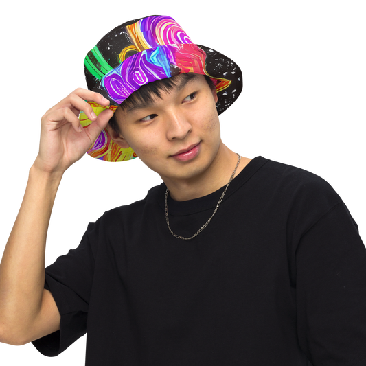 Reversible Bucket Hat - Yuan Whirls