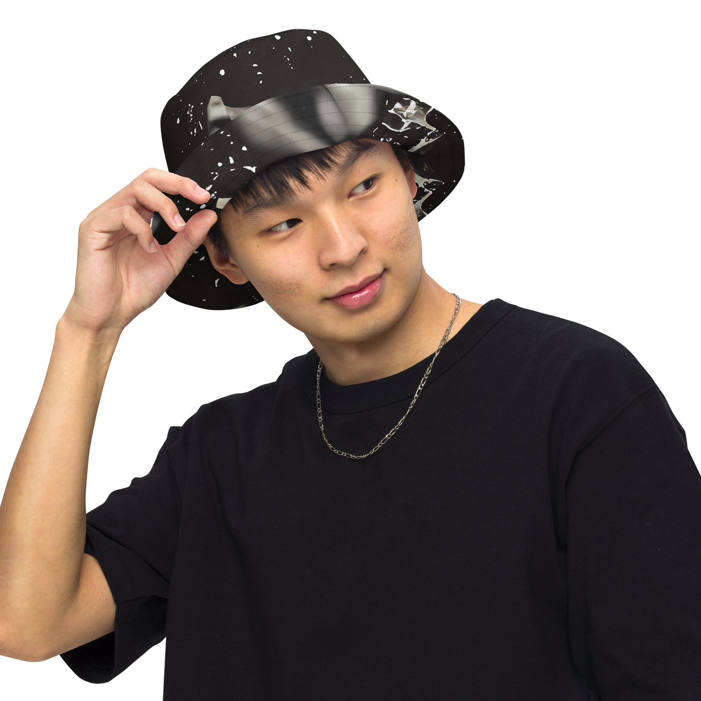 Reversible Bucket Hat - Newton's Silhouette