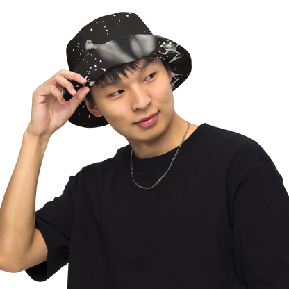 Reversible Bucket Hat - Newton's Silhouette