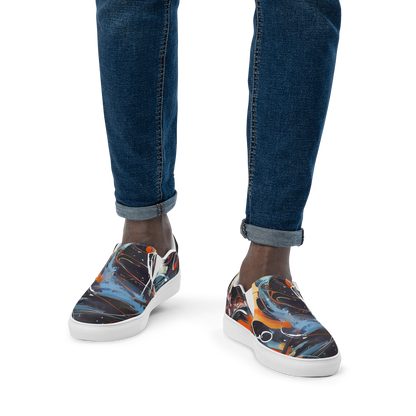 Men's Slip-On Canvas Shoes - Neo-Splash Labyrinth