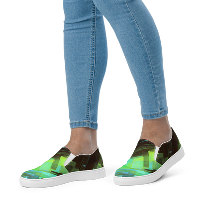 Women's Slip-On Canvas Shoes - Cyber Shard