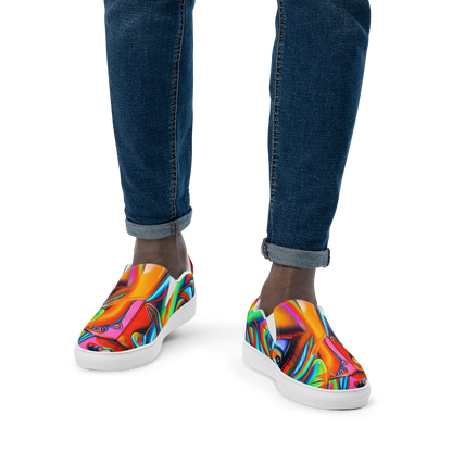 Men's Slip-On Canvas Shoes - Kaleidovisions