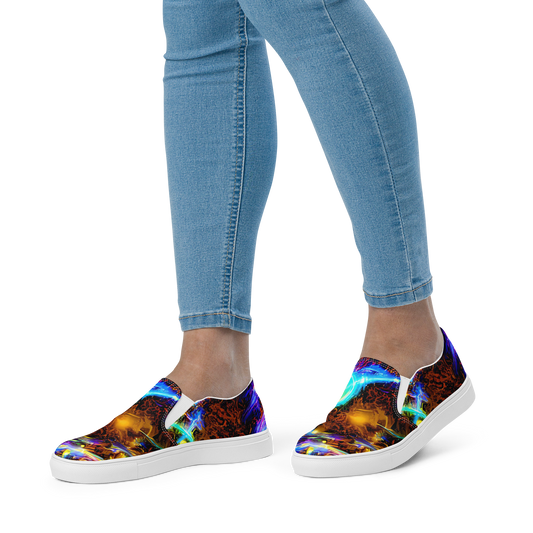 Women's Slip-On Canvas Shoes - Neon Füssli