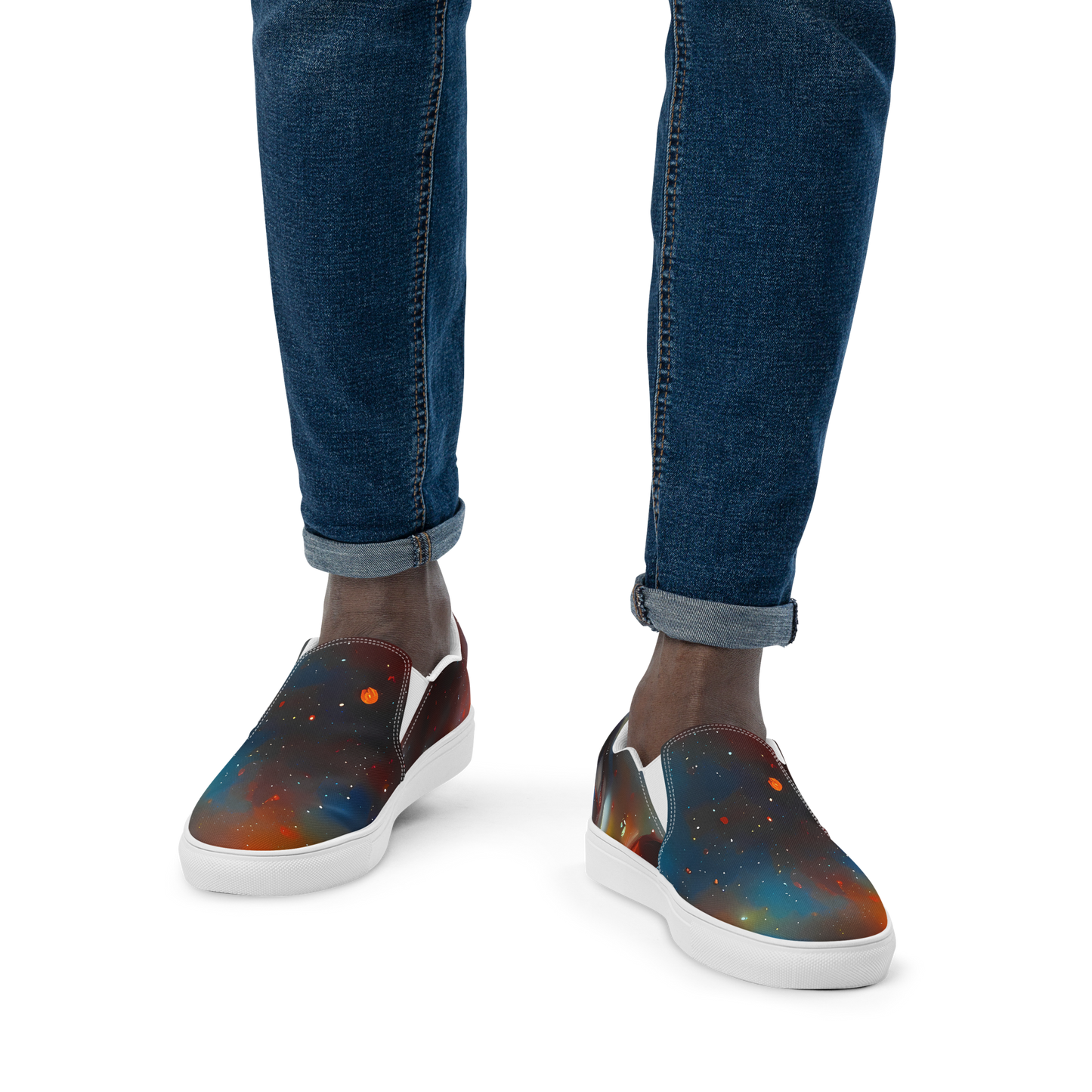 Men's Slip-On Canvas Shoes - Celestial Vogue