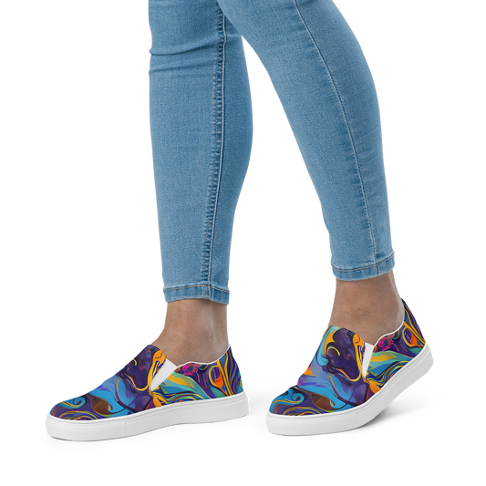 Women's Slip-On Canvas Shoes - Cecily's Whorl