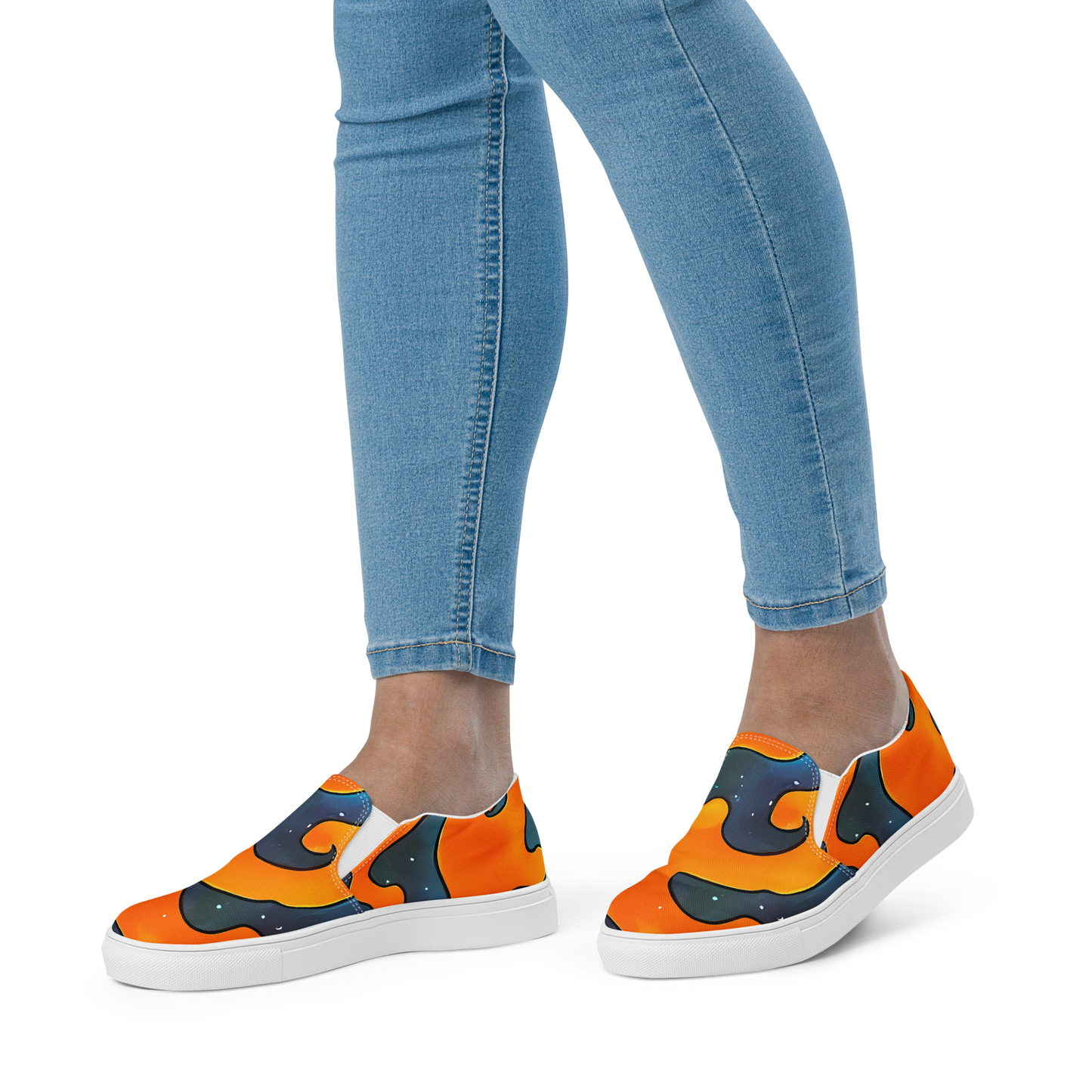 Women's Slip-On Canvas Shoes - Criswell Cosmos