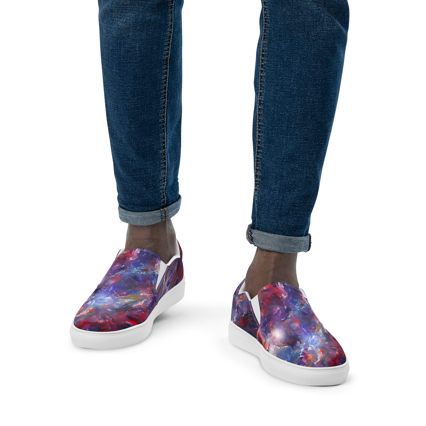 Men's Slip-On Canvas Shoes - Nihei Nightscape