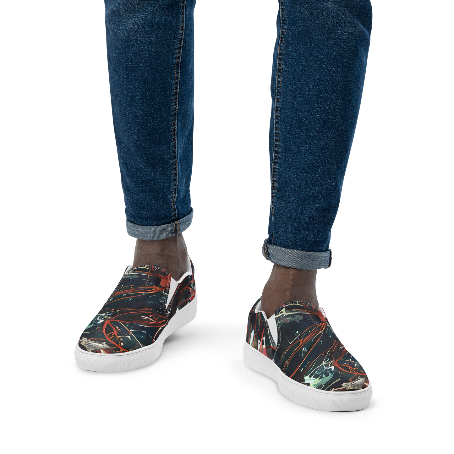 Men's Slip-On Canvas Shoes - Chaos Canvas