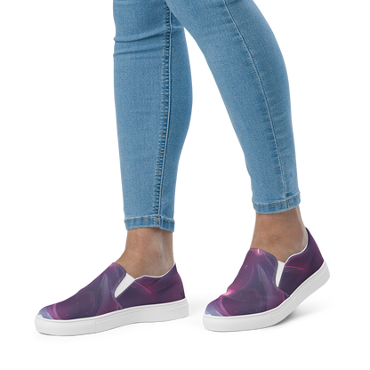 Women's Slip-On Canvas Shoes - Vertex Visions