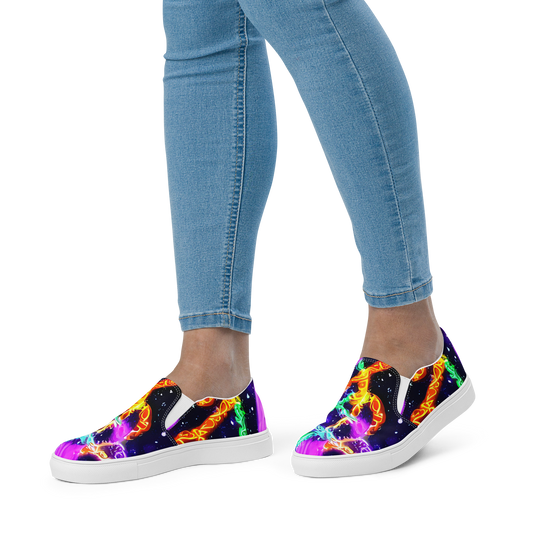 Women's Slip-On Canvas Shoes - Enckell's Nebula