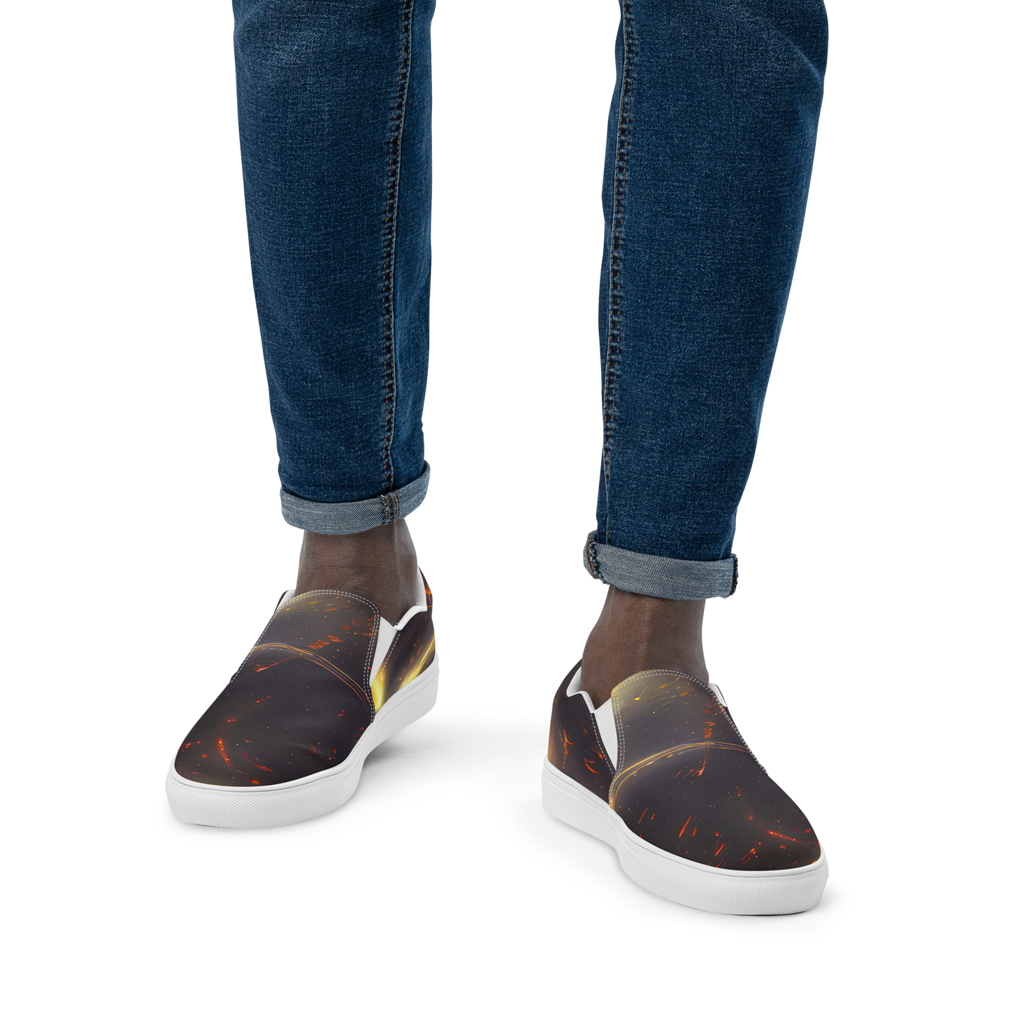 Men's Slip-On Canvas Shoes - Stellar Arcana