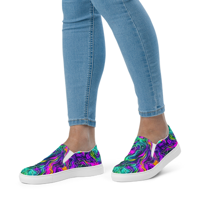 Women's Slip-On Canvas Shoes - Vortex Dream