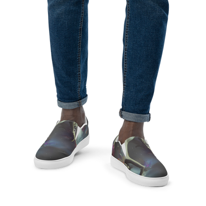 Men's Slip-On Canvas Shoes - Cosmic Dancer