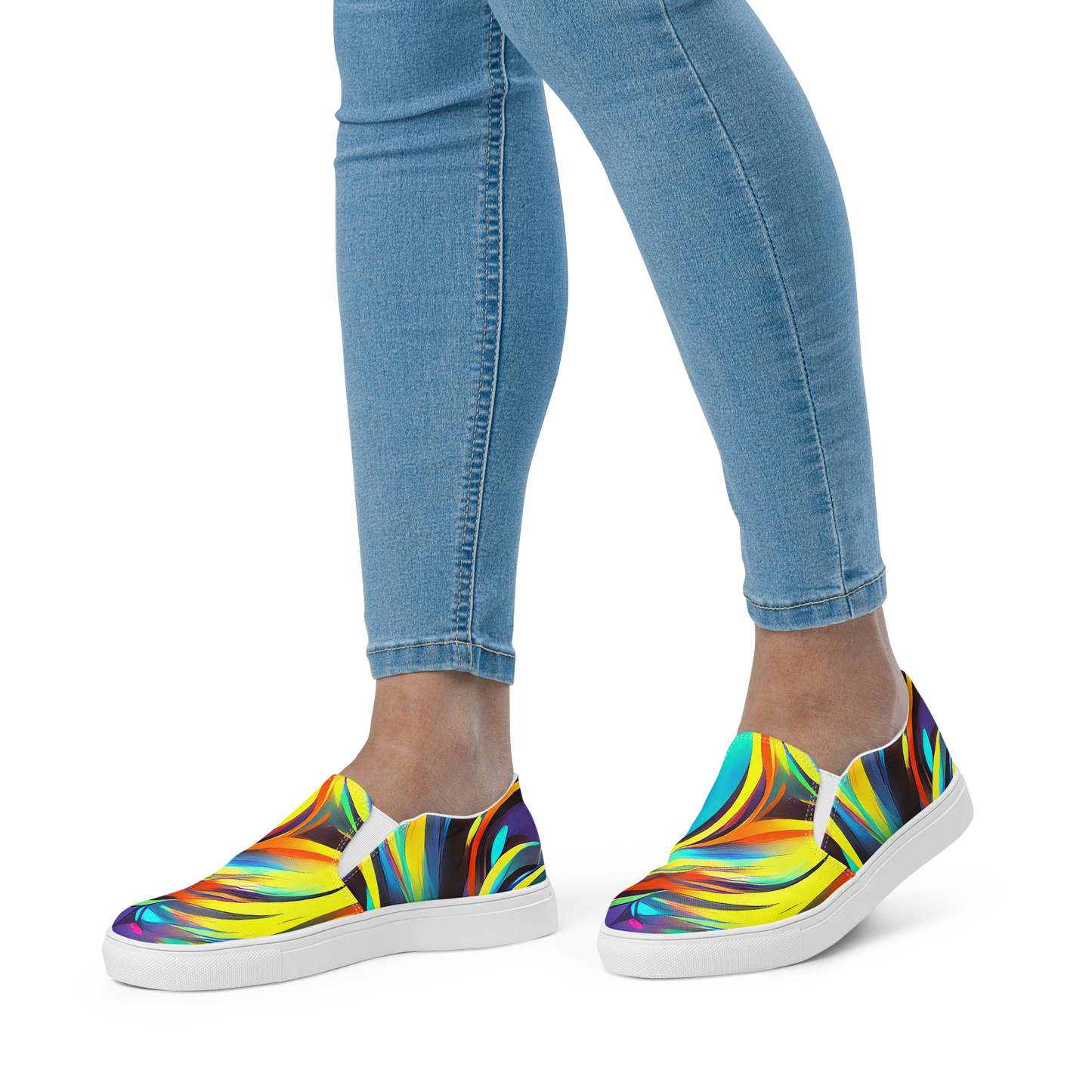 Women's Slip-On Canvas Shoes - Cyber Surge