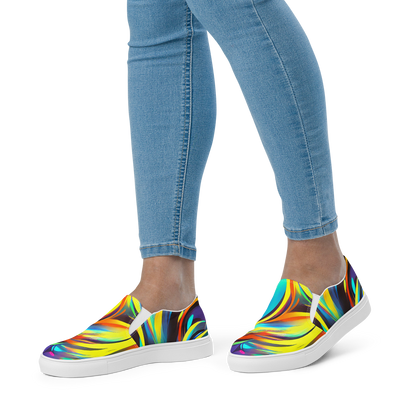 Women's Slip-On Canvas Shoes - Cyber Surge