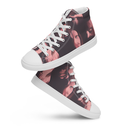 Women's High Top Canvas Shoes - Portrait Whispers