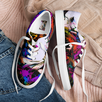 Women's Lace-Up Canvas Shoes - Sultry Smoke